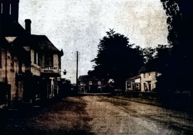 The White Hart and the Acorns Hotel in 1910