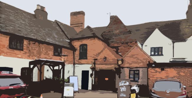 The back of the White Hart